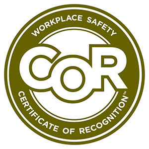 COR Workplace Safety Certificate of Recognition Logo