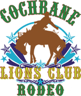 Cochrane Lions Club Rodeo Logo