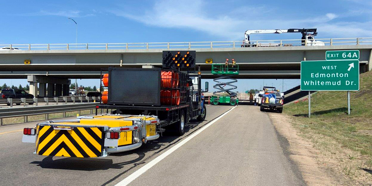 Roadside traffic redirection for maintenance